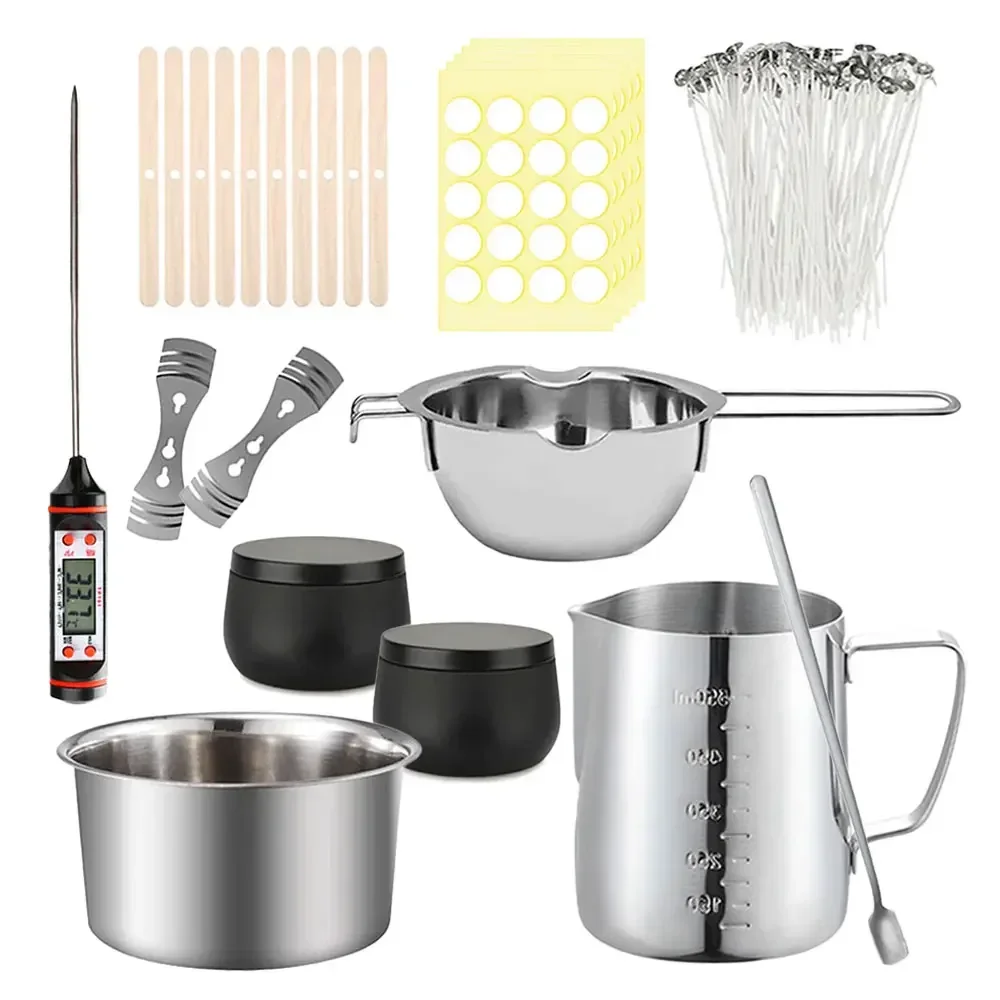 Candle Making Glass Jars - 219 Pcs Scented Candle Making Set