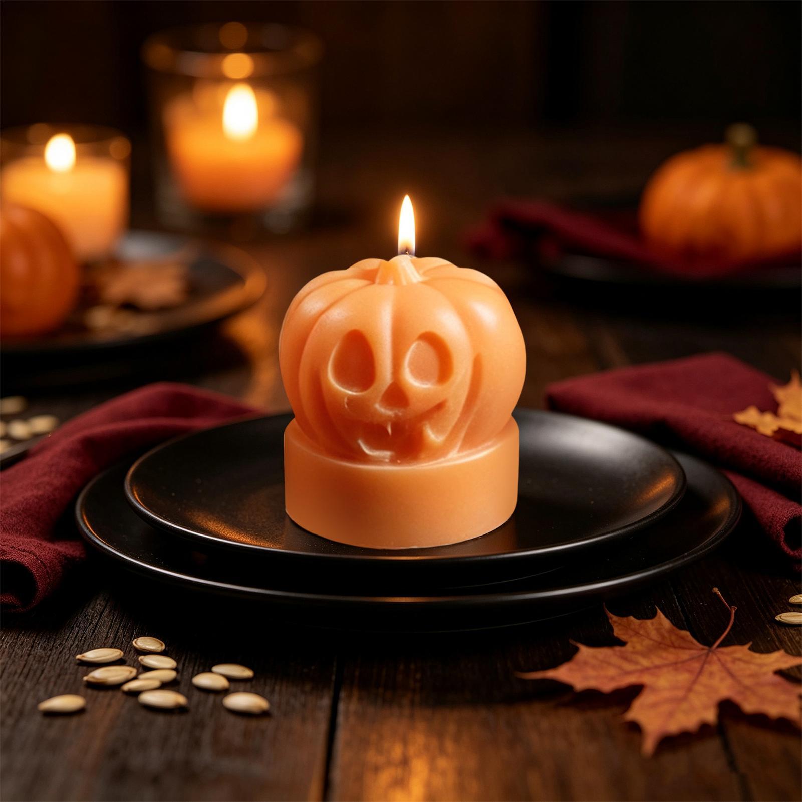 1PC Halloween Pumpkin Silicone - Candle Making Workshops recension och pris