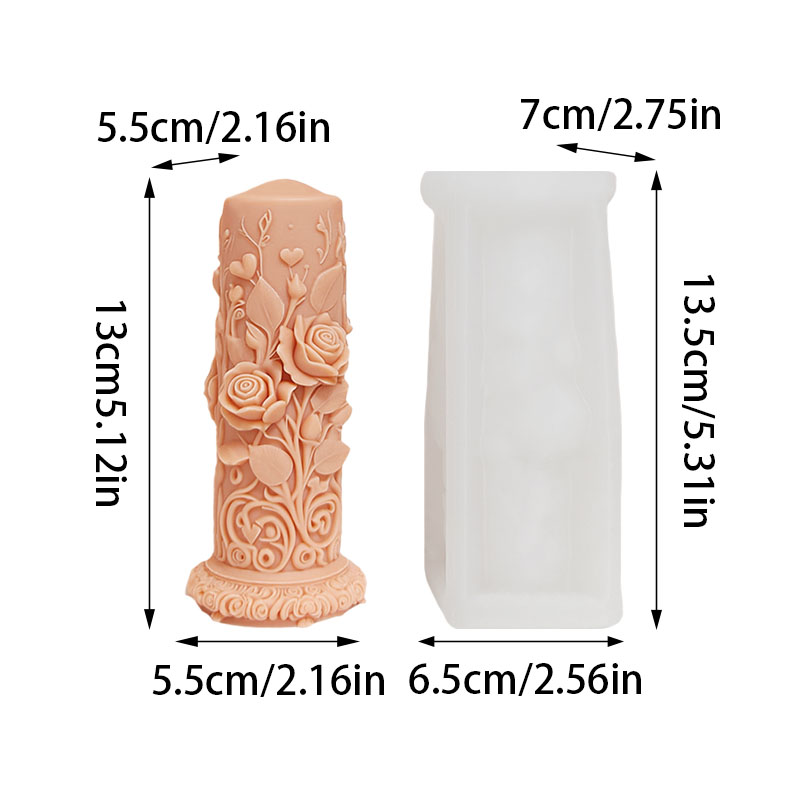 European-Style Red Rose Heart- - Candle Making Vinings recension och pris