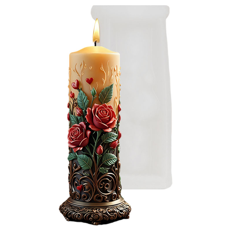 European-Style Red Rose Heart- - Candle Making Vinings recension och pris