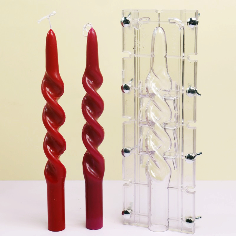 Twisted Stripe Column Acrylic  - Candle Making Set recension och pris