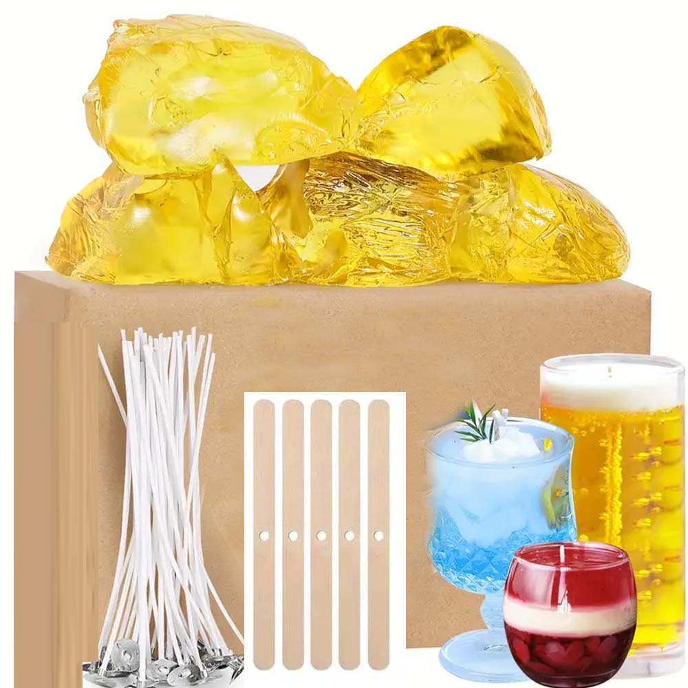 200g Yellow Clear Gel Jelly Wa - Candle Making Wicks recension och pris