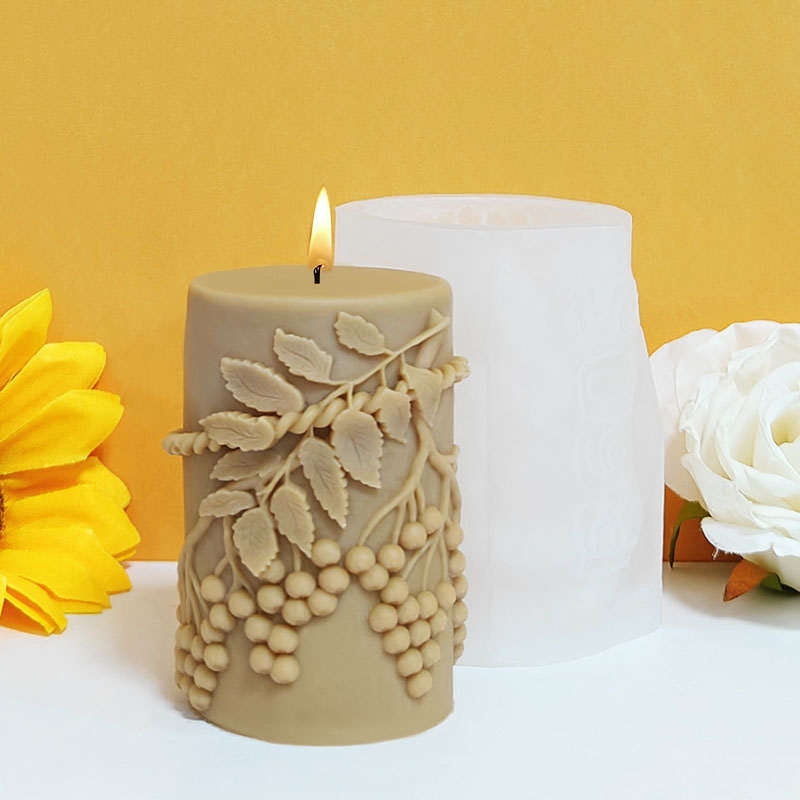 Vine Green Leaf Berry Relief-S - Candle Making Vinings recension och pris