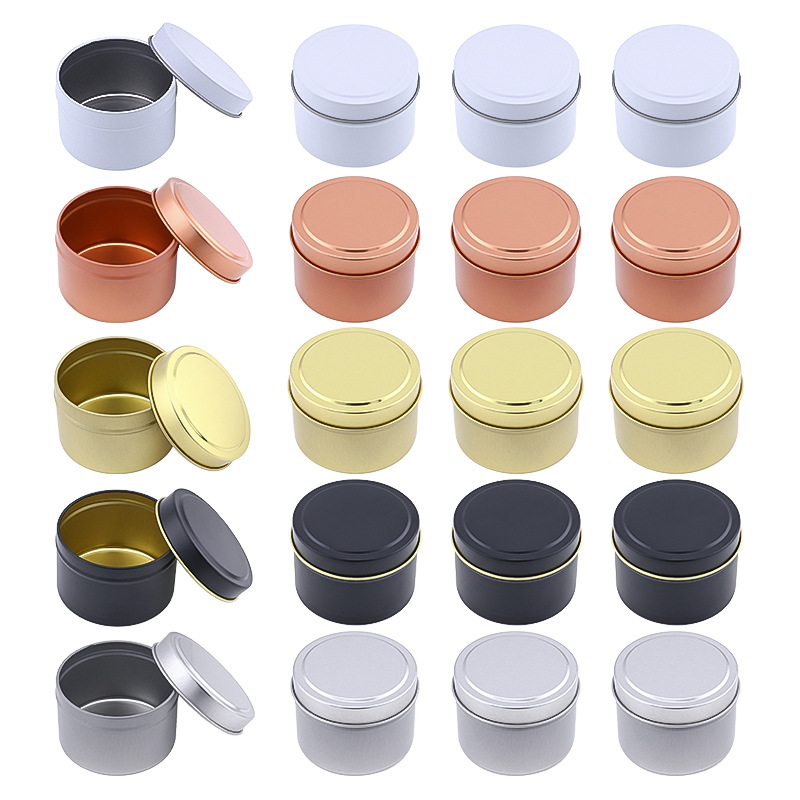 Round Aluminum Candle Tins wit - Candle Making Jars With Lids recension och pris
