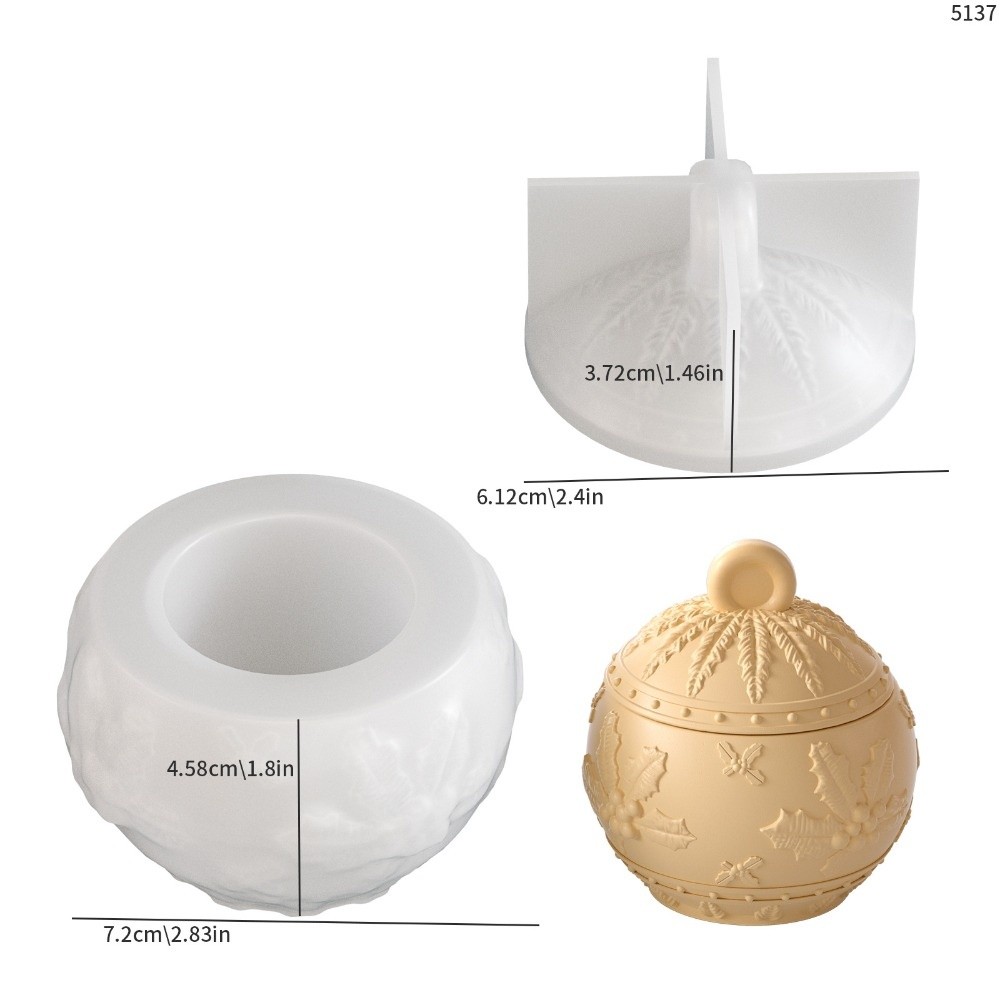 New Silicone Candle Jar Mold 3 - Candle Making Jars With Lids recension och pris