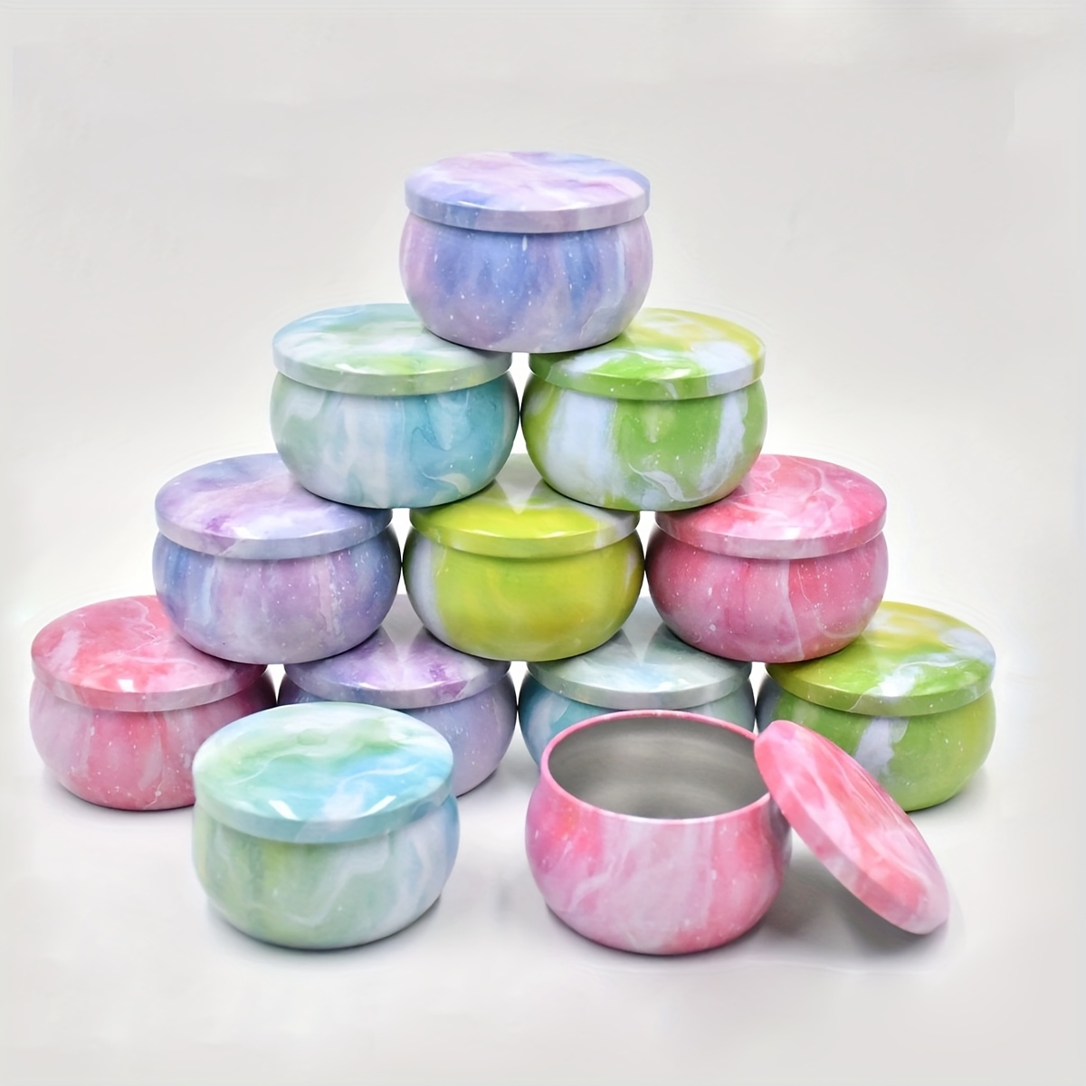 Starry sky patterned metal emp - Candle Making Glass Jars recension och pris