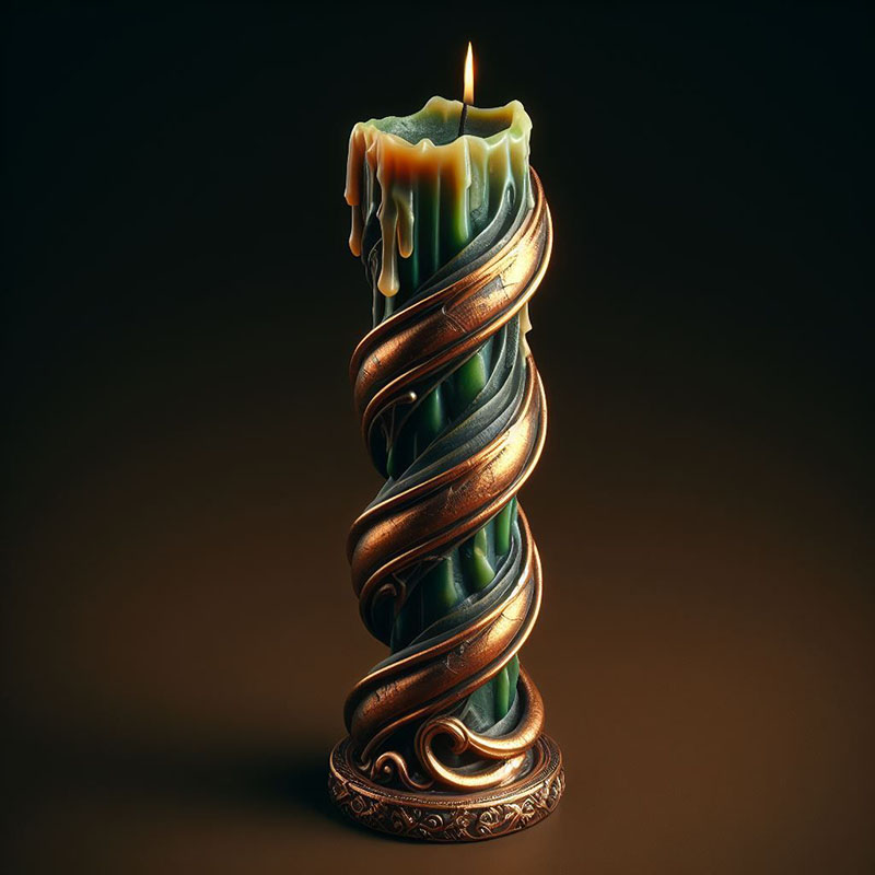 Vine-Wrapped Twisted High Colu - Candle Making Vinings recension och pris