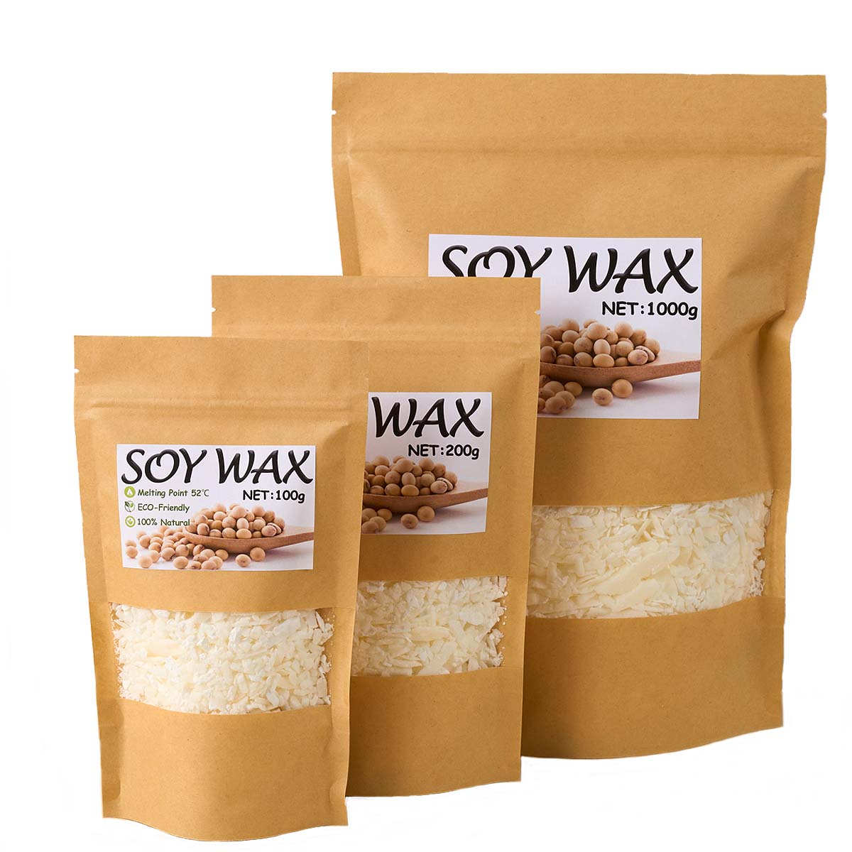 1 Pounds Pure White Soy Wax Fo - Candle Making Wax recension och pris