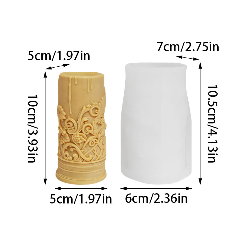 Vintage Baroque Vine Relief Co - Candle Making Vinings recension och pris