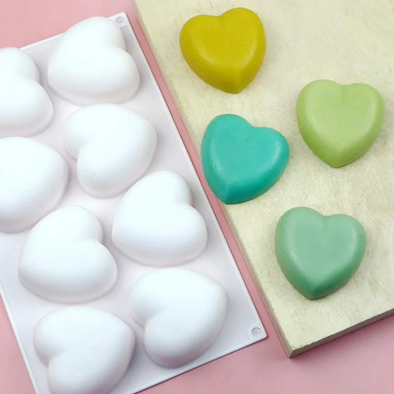 Love Heart Silicone Soap Mold  - Candle Making Set recension och pris