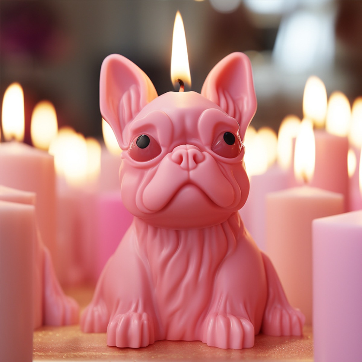 Pekingese Puppy Pug Animal Can - Candle Making Set recension och pris