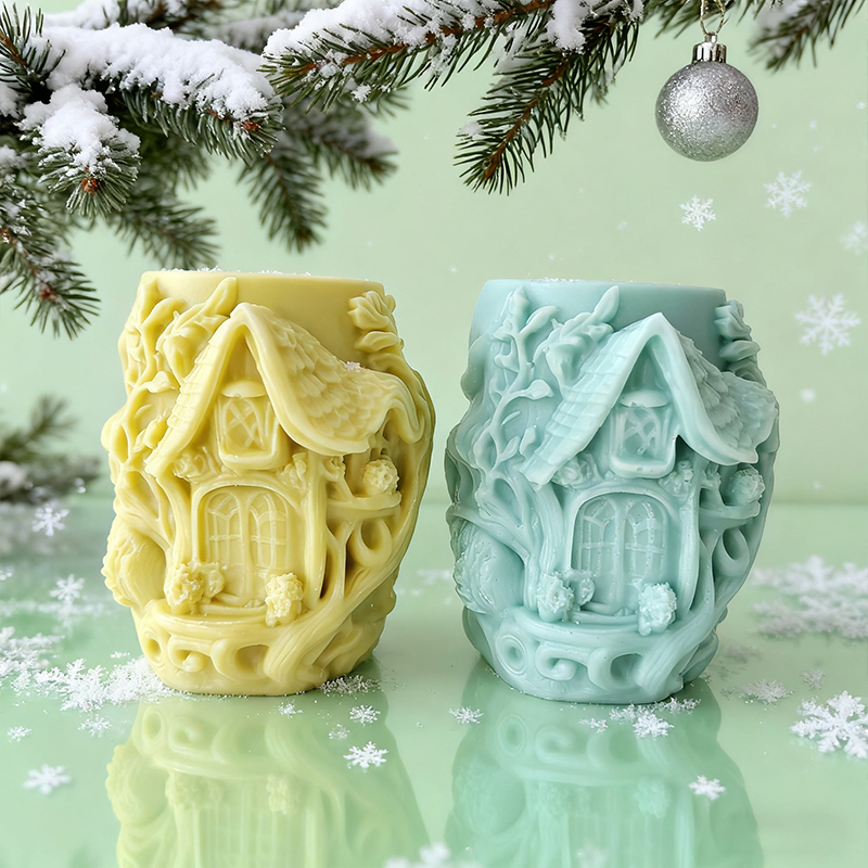 Relief Pillar House Form Silic - Candle Making Vinings recension och pris