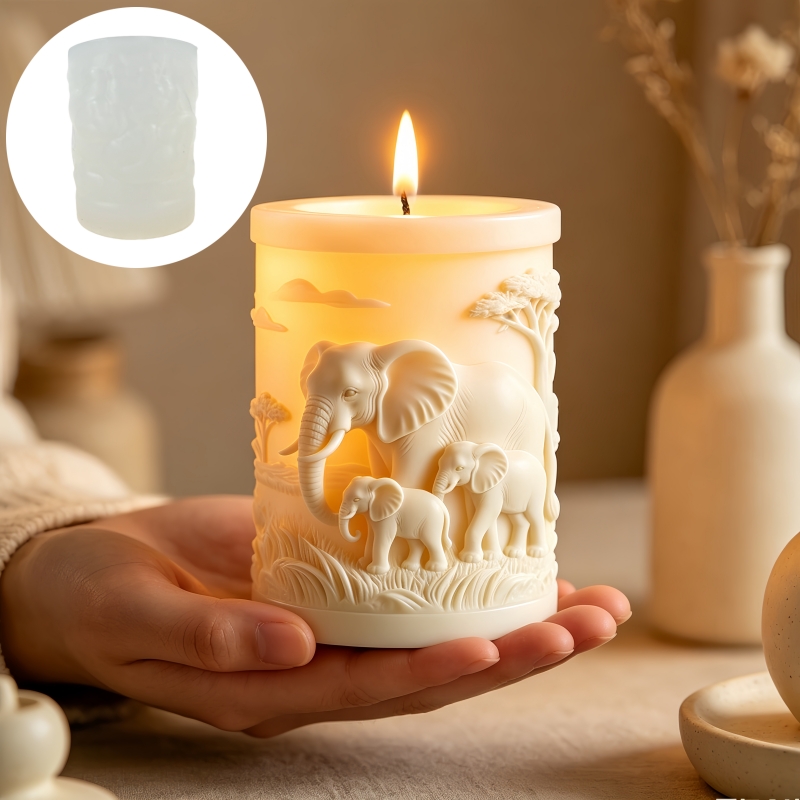 Elephant and Elephant Child Cy - Candle Making Kit For Kids recension och pris