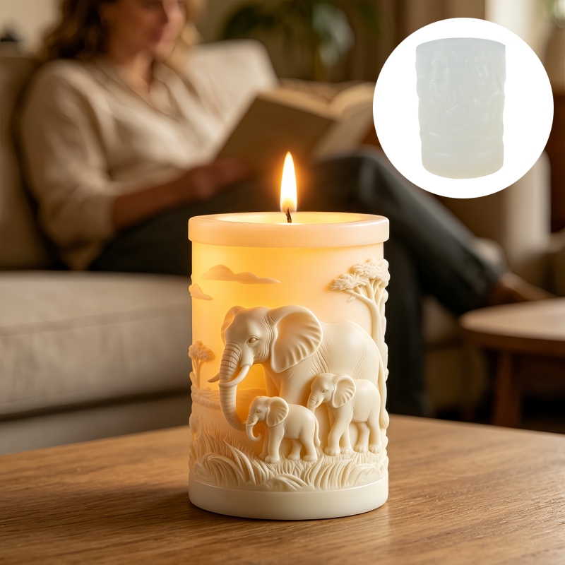 Elephant and Elephant Child Cy - Candle Making Kit For Kids recension och pris
