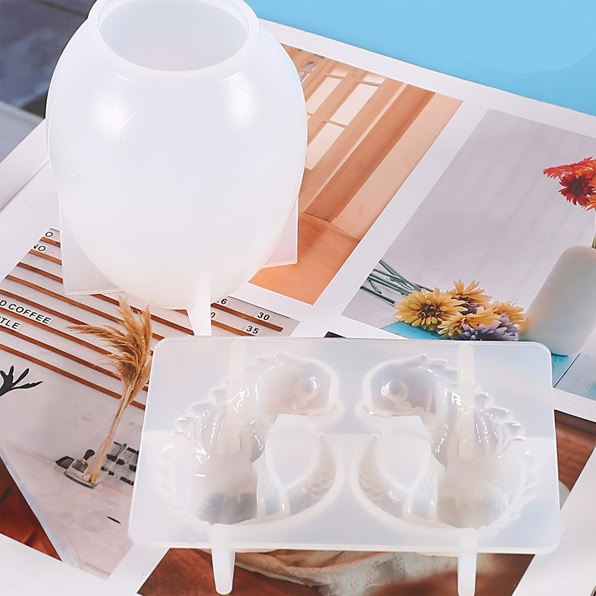 Silicone Dragon Egg Molds, 2-P - Candle Making Set recension och pris