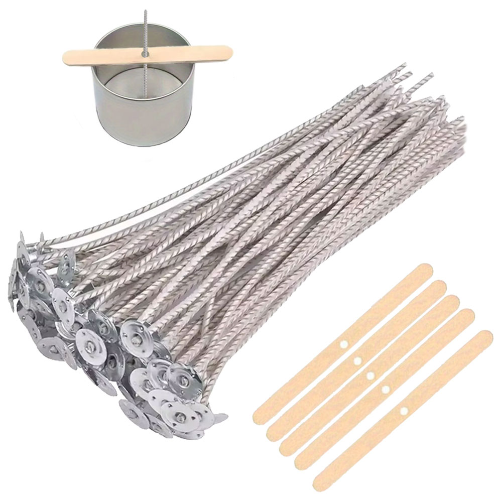 55pcs Flower Candle Wick Wood  - Candle Making Homewood recension och pris