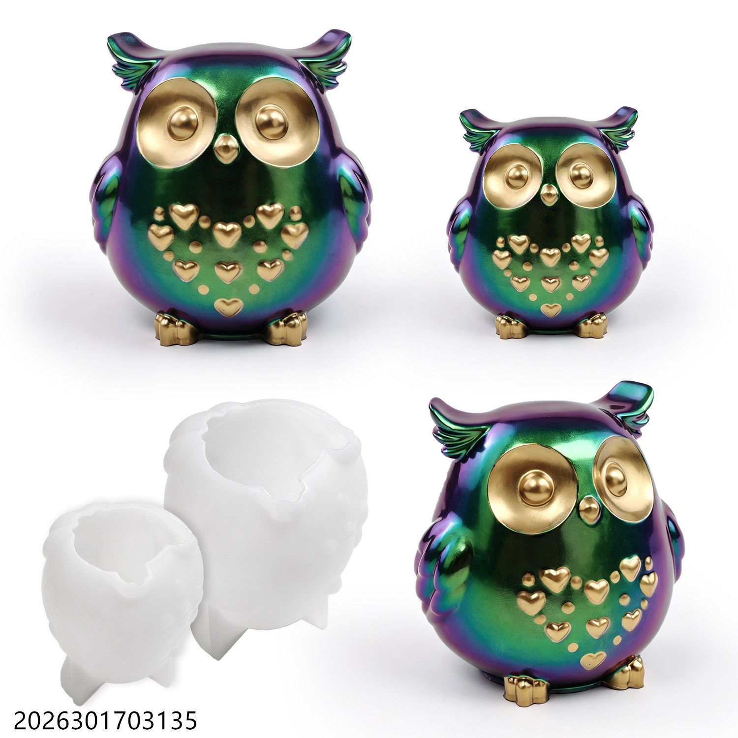Owl Silicone Mold 3D Bird Shap - Candle Making Set recension och pris