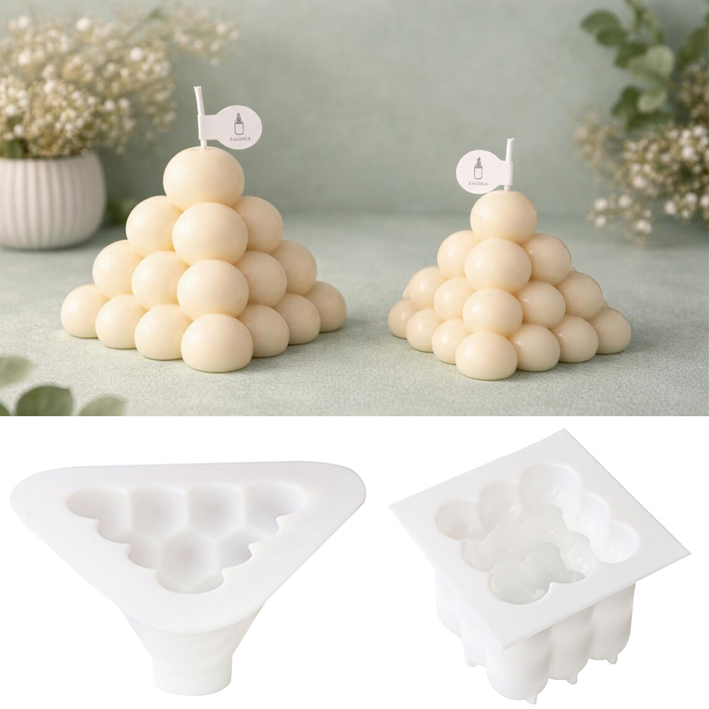 3D Bubble Cube Silicone Candle - Candle Making Set recension och pris