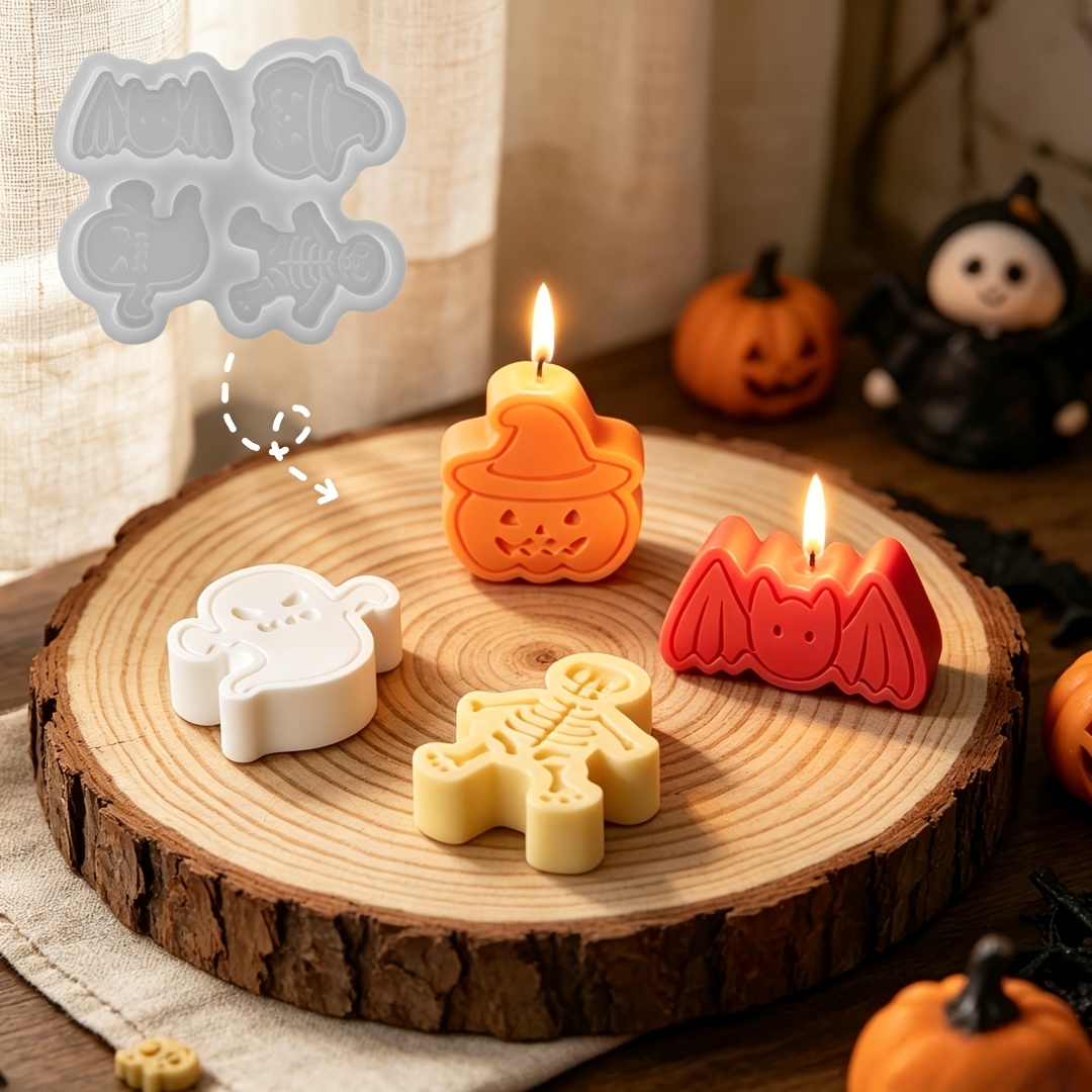 4-cavity silicone resin mold s - Candle Making Set recension och pris
