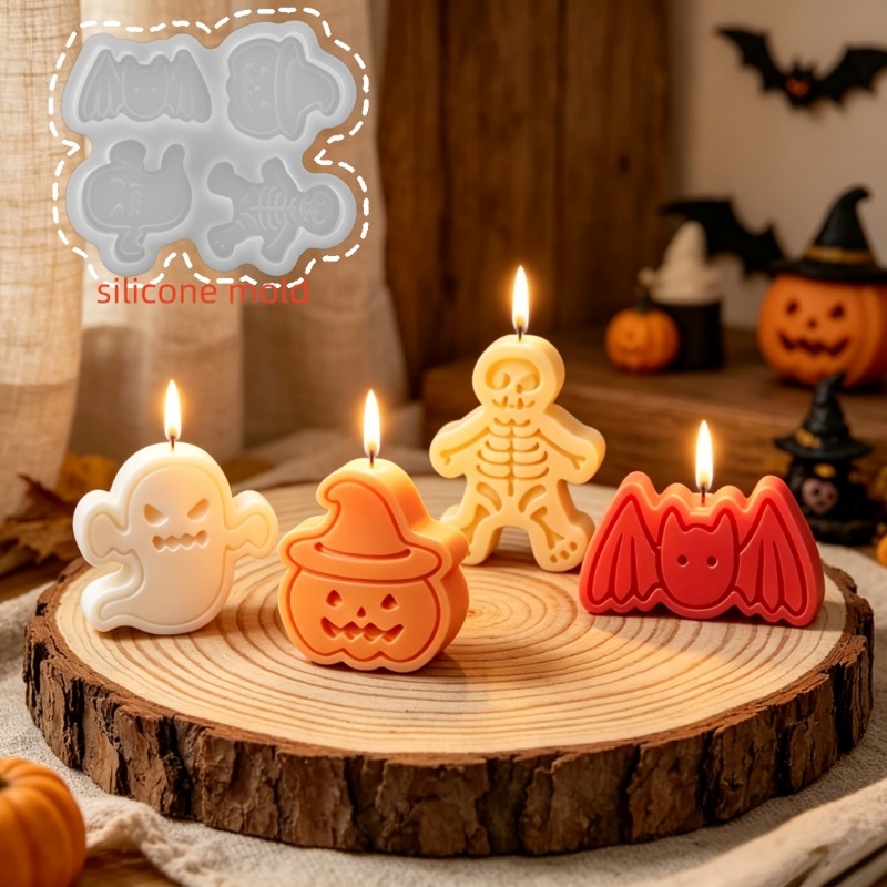 4-cavity silicone resin mold s - Candle Making Set recension och pris